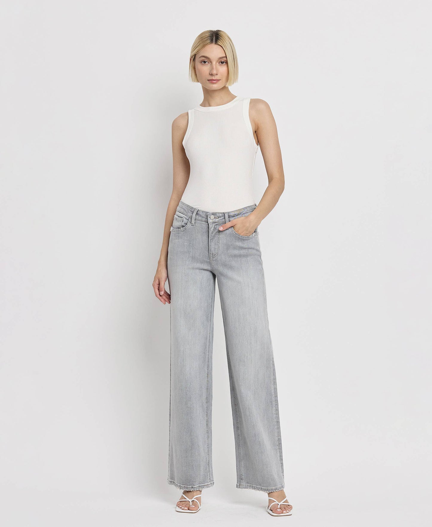 CLEMENTINE HIGH RISE WIDE LEG JEANS