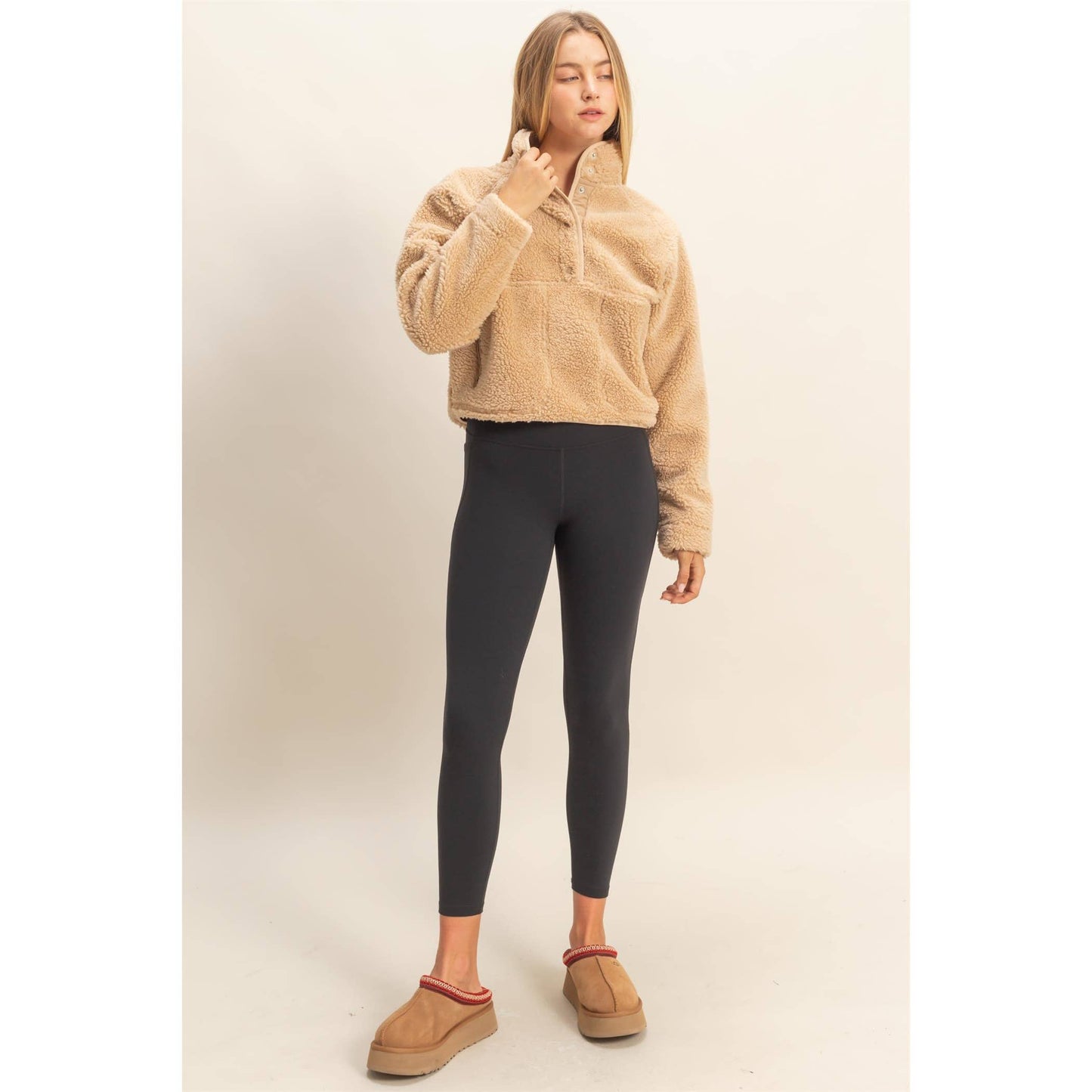 Sherpa Half Snap Jacket