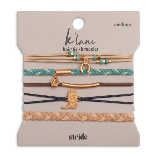K'Lani hair tie bracelets - Stride Hair Tie Bracelets