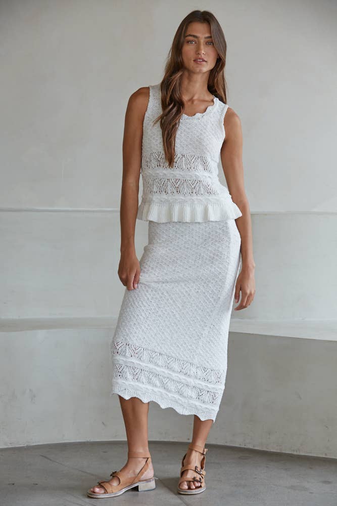 Kirsten Crochet Skirt