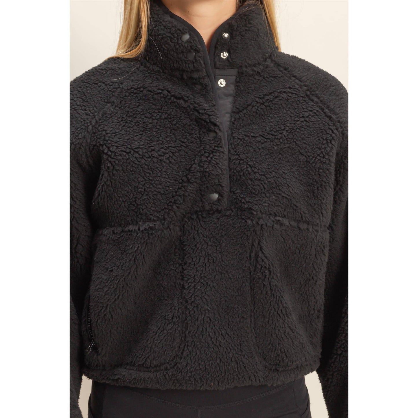 Sherpa Half Snap Jacket