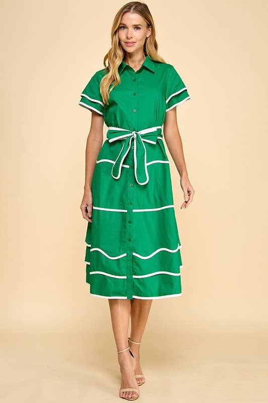 Julia Midi Shirt Dress