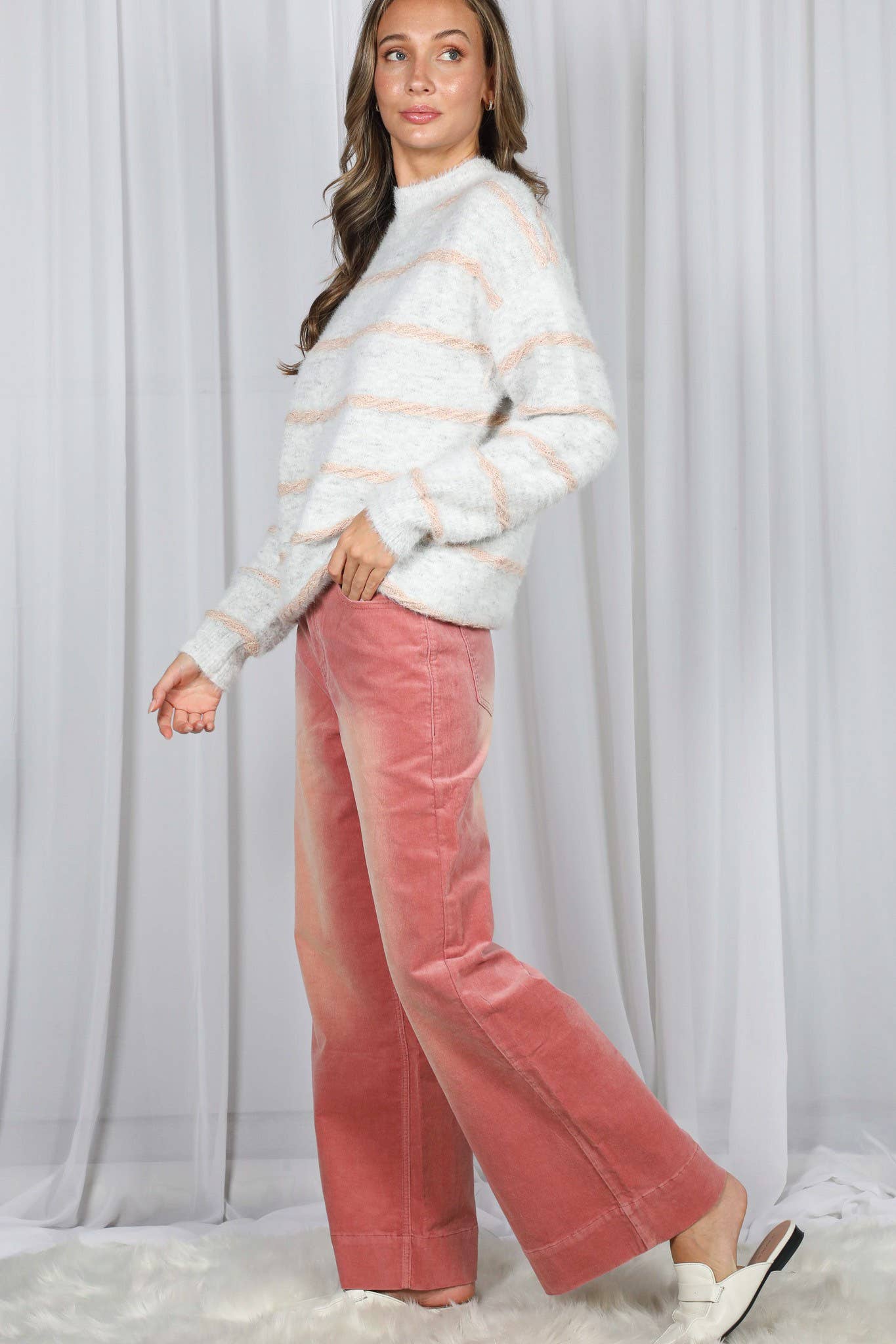 The Sweetwater Stroll Corduroy Cropped Pant