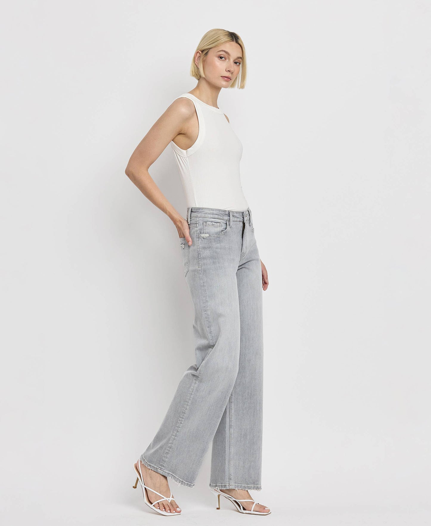 CLEMENTINE HIGH RISE WIDE LEG JEANS