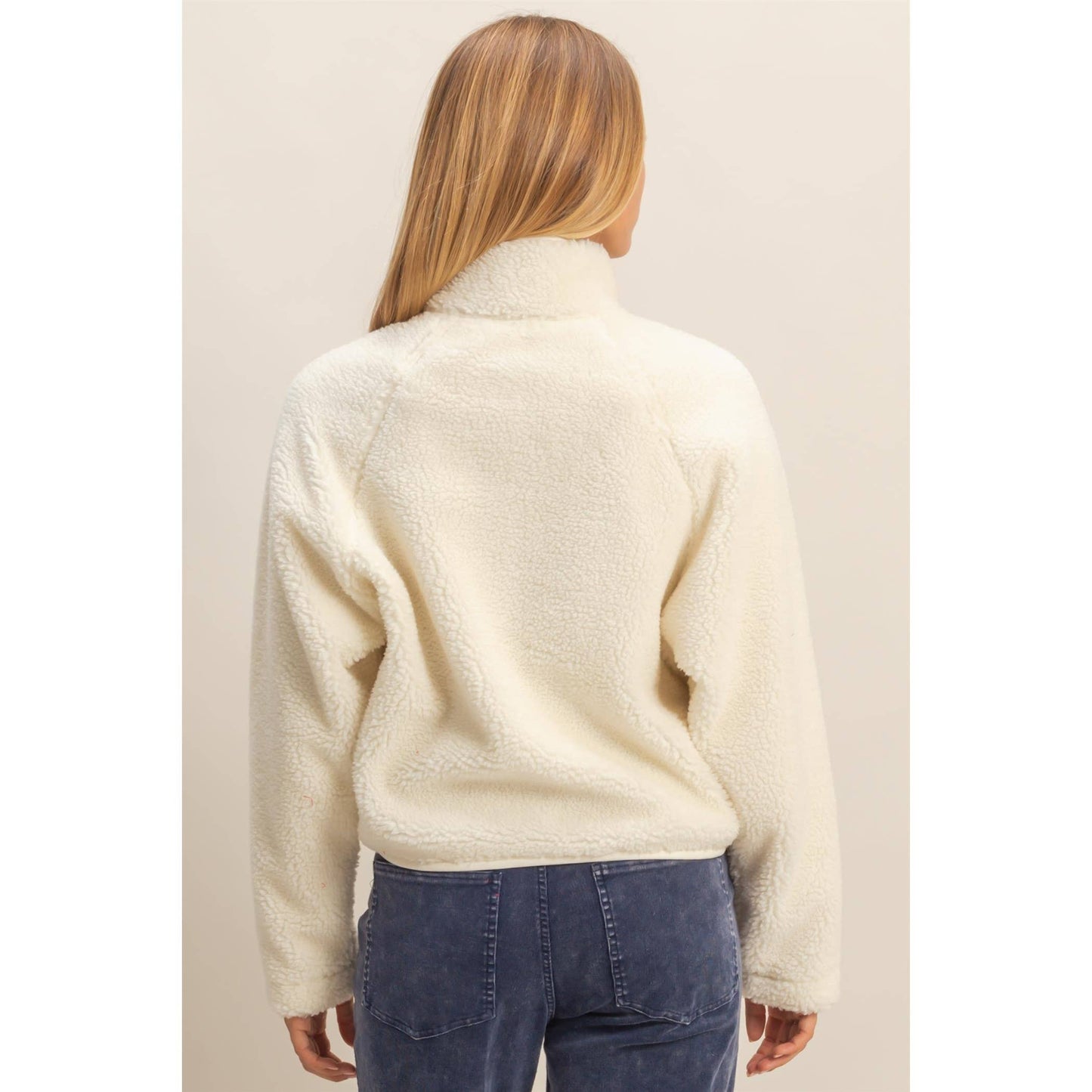 Sherpa Half Snap Jacket