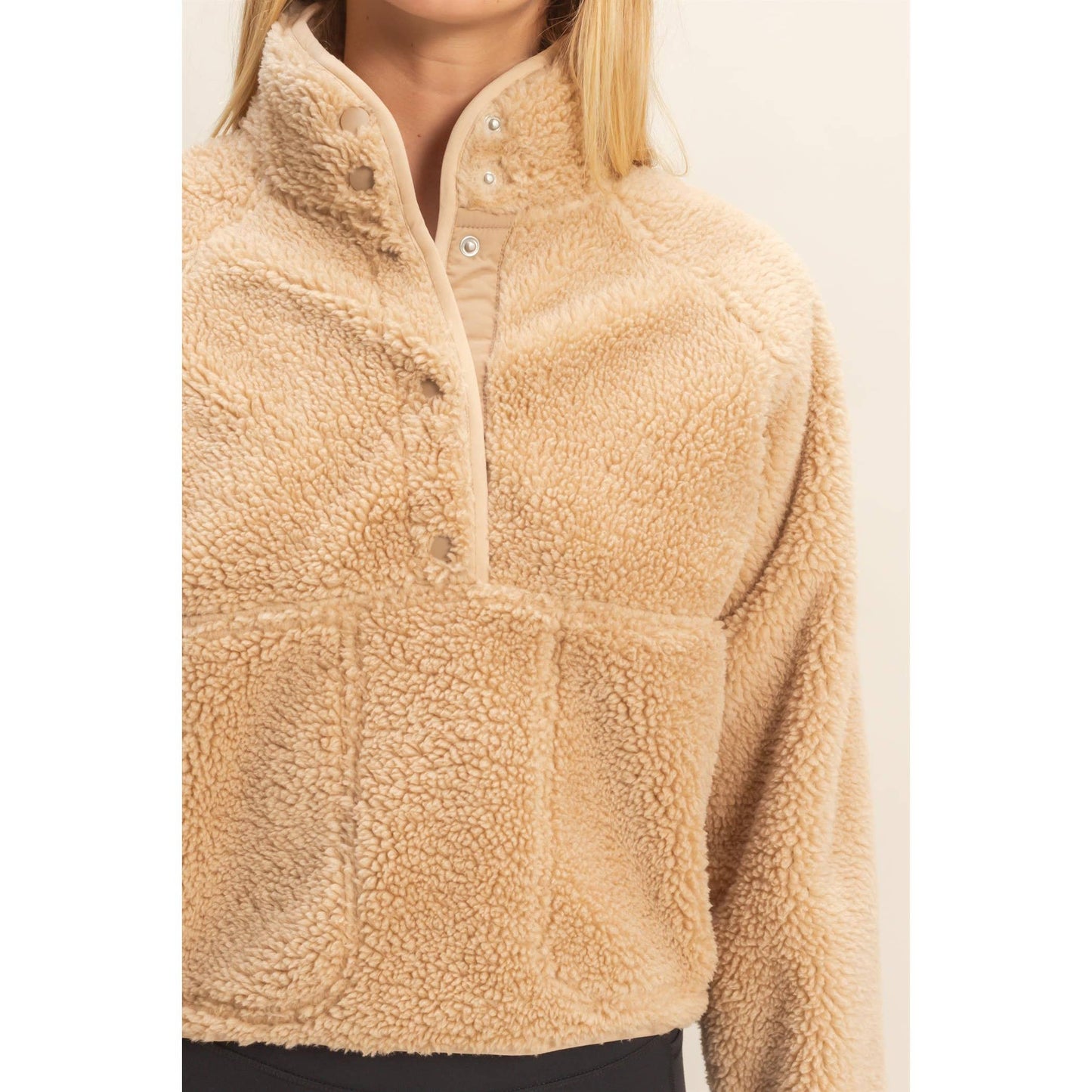 Sherpa Half Snap Jacket